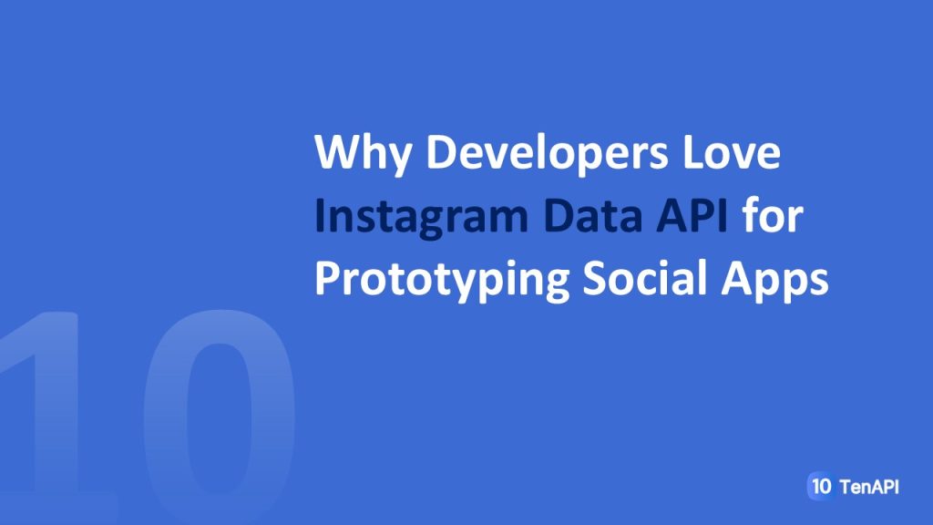 Why Developers Love Instagram Data API for Prototyping Social Apps